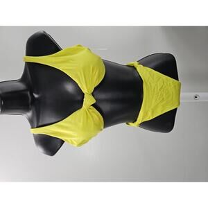 Victoria's Secret Yellow Knot Bikini Set - Stylish Summer Swimwear NWT